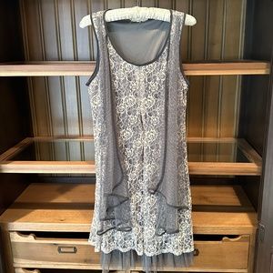 a’reve Gray Lace Dress